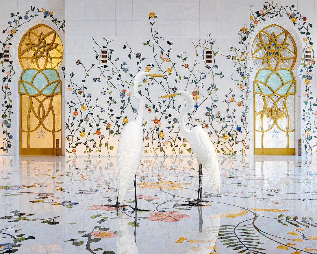 Karen KNORR, Morning Glory, Grand Mosque, Abu Dhabi
2019, Pigment print on Hannemuhle Fine Art paper