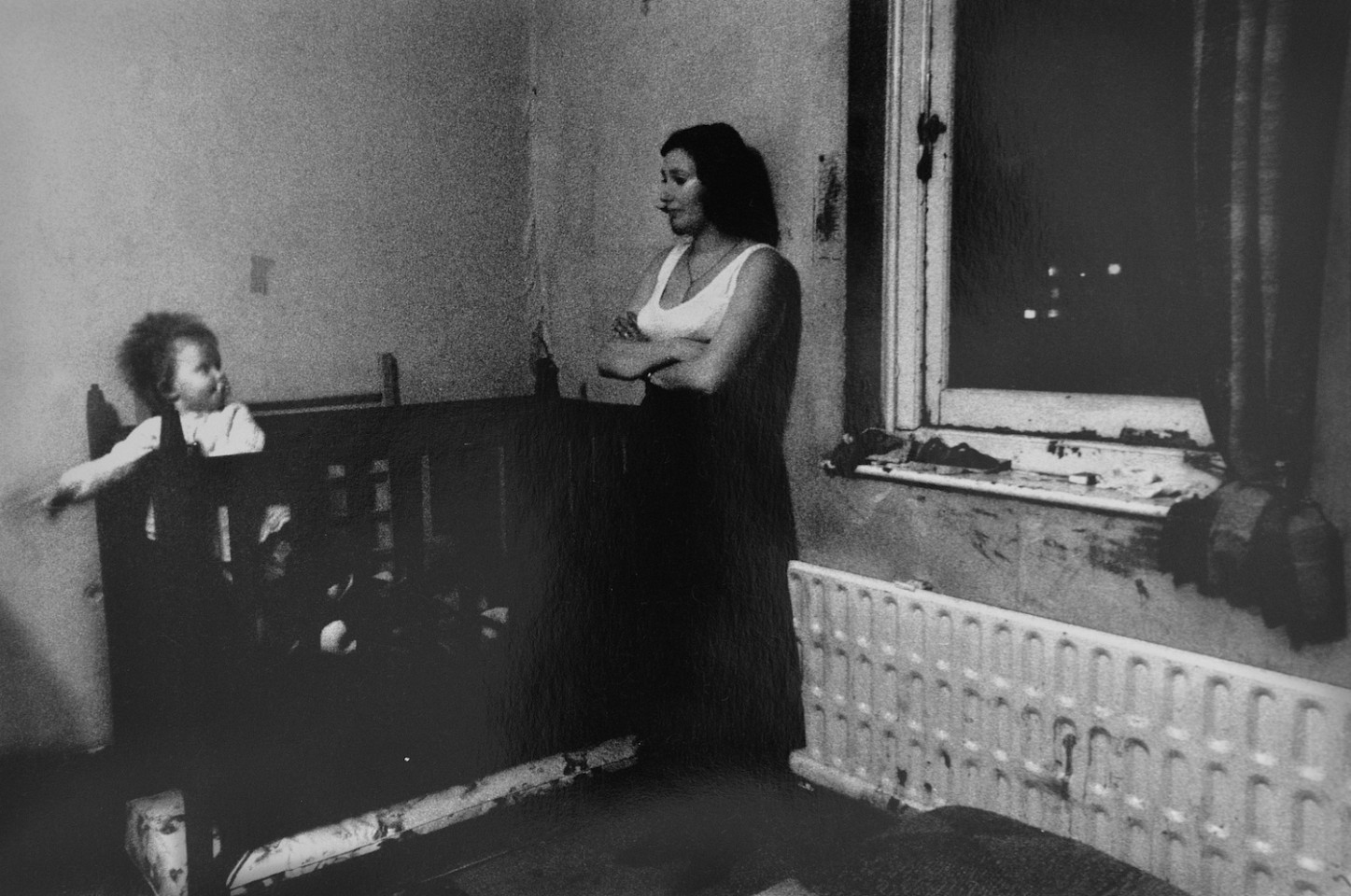 Fran MAY, Untitled from the series London Hostel for Young Mothers
1976, Gelitan silver print