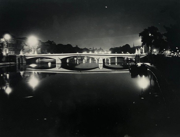 Todd Webb, Seine Bridges at Night, Paris
1950, Vintage gelatin silver print
